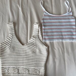 Small Knit Cropped Tops